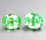 Крупная пара цаворитов 4,24 карата 