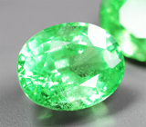 Крупная пара цаворитов 4,24 карата 