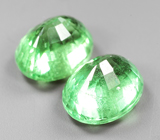 Крупная пара цаворитов 4,24 карата 