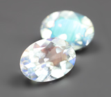 Пара ограненных лунных камней 1,27 карата 