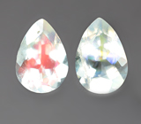 Пара ограненных лунных камней 1,28 карата 