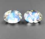 Пара ограненных лунных камней 1,31 карата 