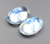 Пара ограненных лунных камней 1,31 карата 