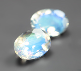 Пара ограненных лунных камней 1,56 карата 