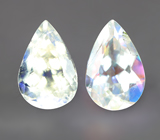 Пара ограненных лунных камней 2,91 карата 