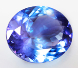 Чистейший полихромный танзанит 6,1 карата 