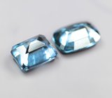 Две редких синих шпинели 1 карат