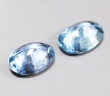 Редкая пара синих шпинелей 0,93 карата 