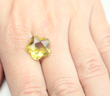 Чистейший лимонный цитрин авторской огранки 6,97 карата 