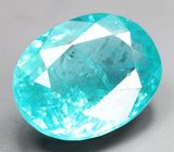 Топовый цвет! "Неоновый" апатит 4,9 карата 