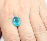 Топовый цвет! "Неоновый" апатит 4,9 карата 