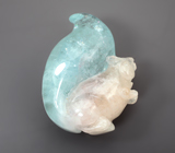 Полихромный резной берилл 46,55 карата 