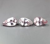 Редкий набор из 3 зултанитов 3,06 карата 