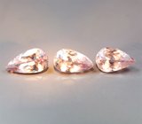 Редкий набор из 3 зултанитов 3,06 карата 