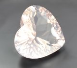 Крупный! Чистейший розовый кварц лазерной огранки 56,07 карата 