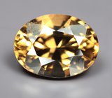 Желтый циркон высокой чистоты 4.48 карата