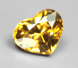 Редкая огранка! Желтый циркон высокой чистоты 2,38 карата