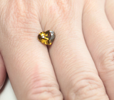 Редкая огранка! Желтый циркон высокой чистоты 2,38 карата