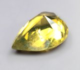 Яркий зеленовато-желтый циркон высокой чистоты 2,88 карата