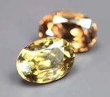 Пара цирконов 4,11 карата 