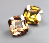 Пара цирконов высокой чистоты 4,7 карата