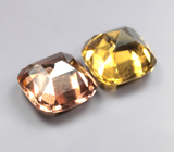 Пара цирконов высокой чистоты 4,7 карата