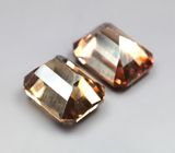 Пара цирконов 4,43 карата 