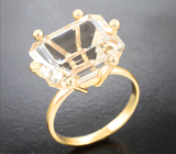 Кольцо с крупным скаполитом высокой чистоты 11,48 карата Золото