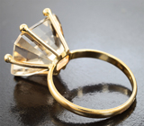 Кольцо с крупным скаполитом высокой чистоты 11,48 карата Золото