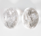 Подвесы для серег с турмалиновым кварцем 38,93 карата Золото