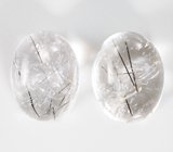 Подвесы для серег с турмалиновым кварцем 38,93 карата