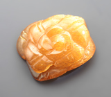 Резной солнечный камень 5,38 карата 