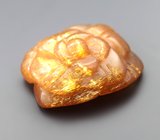 Резной солнечный камень 5,38 карата