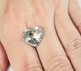 Зеленый аметист эффектной огранки 8,76 карата