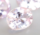 Без облагораживания! Набор из 3 розовых сапфиров высокой чистоты 1,02 карата 