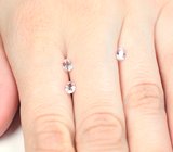 Без облагораживания! Набор из 3 розовых сапфиров высокой чистоты 1,02 карата