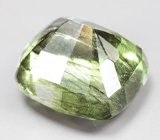 Коллекционный перидот с множественными включениями рутила 4,73 карата 