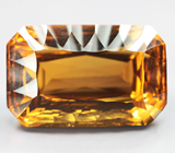 Чистейший крупный цитрин лазерной огранки 28,55 карата