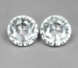 Редкая пара данбуритов высокой чистоты 2,35 карата 