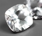 Пара пастельно-оранжевых морганитов 1,85 карата 