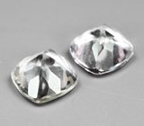 Пара пастельно-оранжевых морганитов 1,85 карата 