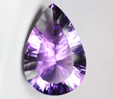 Чистейший крупный аметист лазерной огранки 21,72 карата 