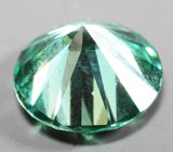 Голубовато-зеленый муассанит 2,64 карата 