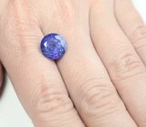 Яркий насыщенный танзанит 6,21 карата