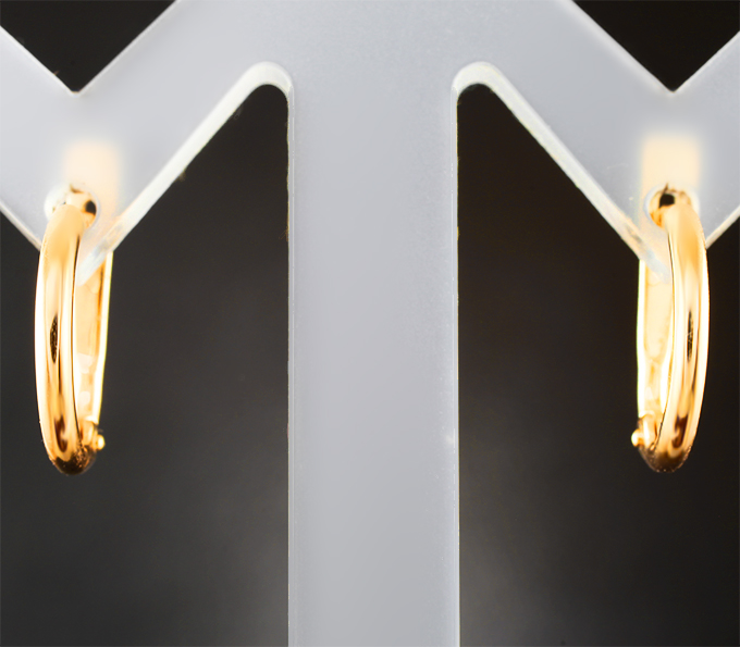 Золотые серьги для подвесов