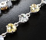 Крупные золотые серьги с разноцветными цоизитами различных оттенков 9,67 карата Золото