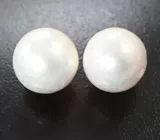 Подвесы для серег с кремово-белым морским жемчугом 25,35 карата