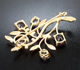 Брошь со шпинелями 4,04 карата Золото