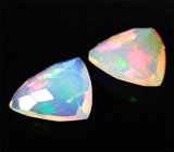 Пара ограненных эфиопских опалов 1,42 карата 