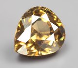 Желтый циркон высокой чистоты 2,54 карата 